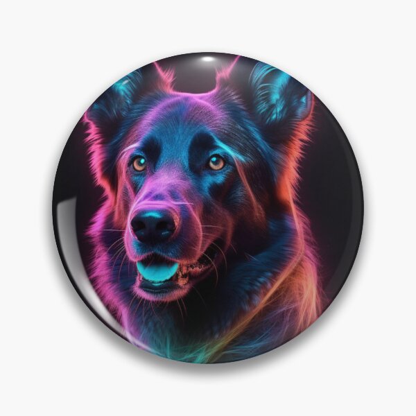 Item preview,   Man and Women's best friend Neon Collection Bulldog, German Shepherd, Labrador, pug designed and sold by BrandonArtWorld.