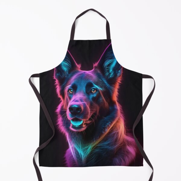 Item preview, Man and Women's best friend Neon Collection Bulldog, German Shepherd, Labrador, pug designed and sold by BrandonArtWorld.