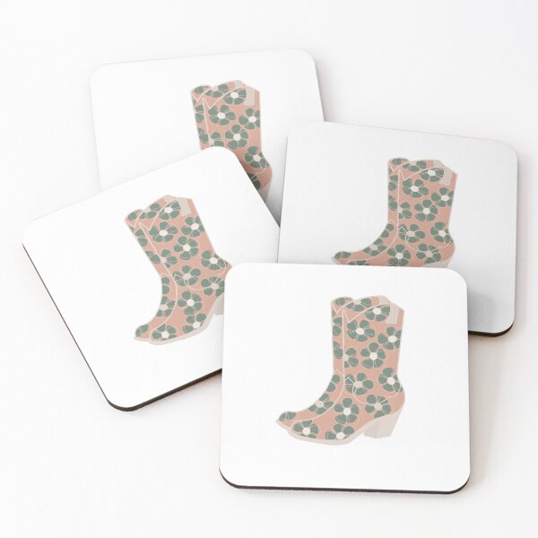 Item preview, Floral cowboy boots  designed and sold by Emily Lee Designs.