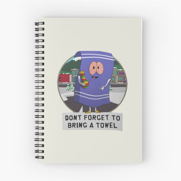 Item preview, Towelie Don't gorget to bring with a Sticker designed and sold by LindaMcKnigh.