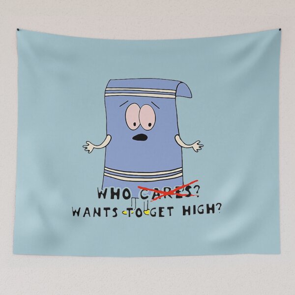 Item preview, Towelie - Who cares designed and sold by LindaMcKnigh.