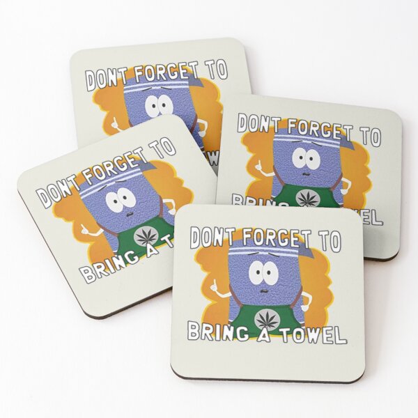 Item preview, Towelie Autocollant Don't Forget to Bring a Towel designed and sold by LindaMcKnigh.