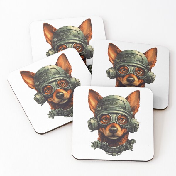 Item preview, Detective dogs designed and sold by Stickermagician.