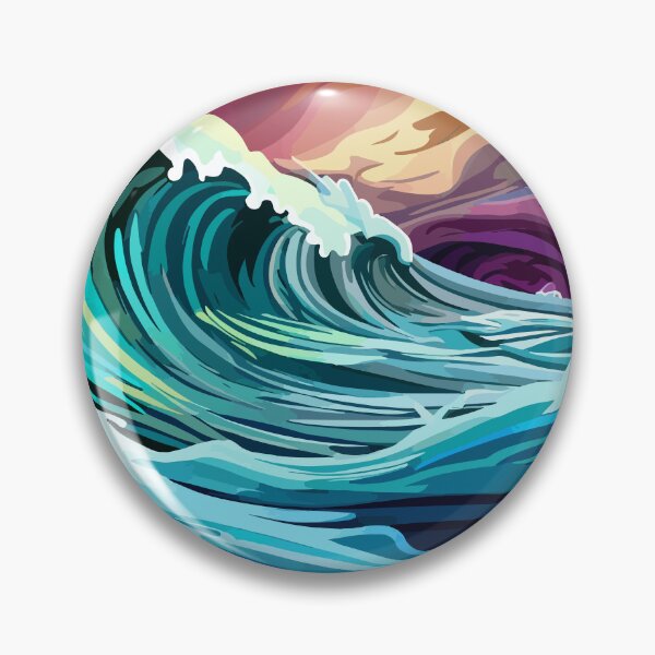 Aperçu de l'œuvre Vagues vibrantes créée et vendue par XYXYco.