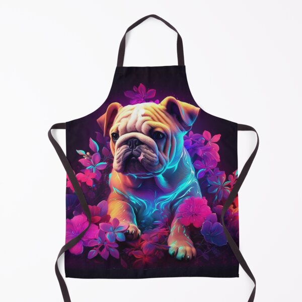 Item preview, Man and Women's best friend Neon Collection Bulldog, German Shepherd, Labrador, pug designed and sold by BrandonArtWorld.