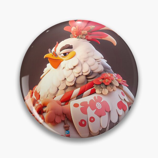 Item preview, AI Painting A proud arrogant and well-dressed rooster designed and sold by SceneryStudio.