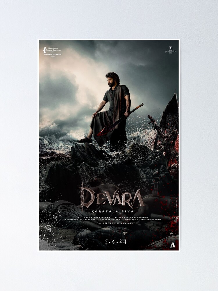 NTR DEVARA Poster for Sale by Srirangarakesh Redbubble