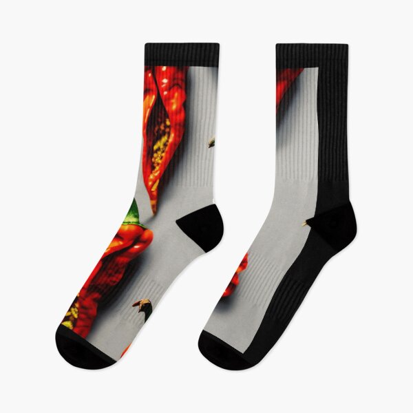 Item preview, Chili Peppers On a White Background designed and sold by TheMikePProject.