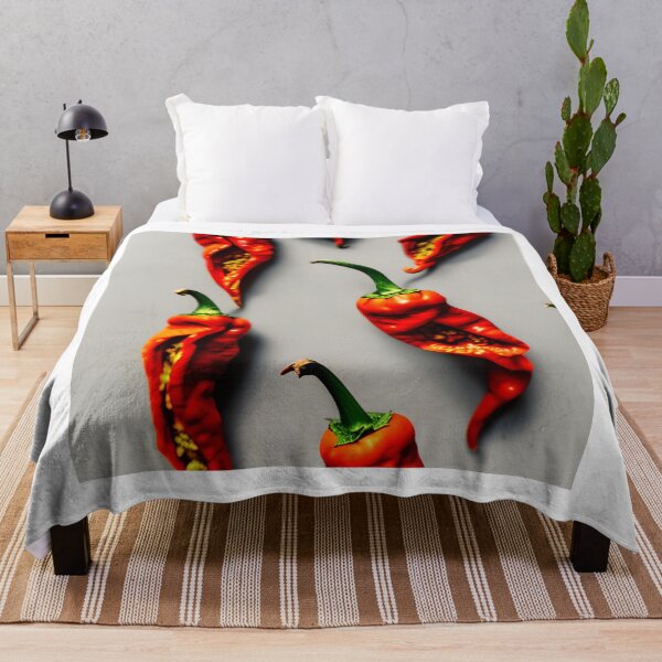Item preview, Chili Peppers On a White Background designed and sold by TheMikePProject.