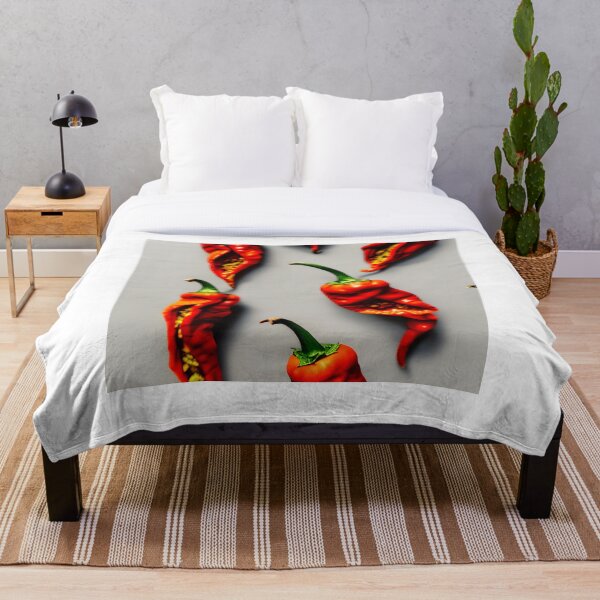 Item preview, Chili Peppers On a White Background designed and sold by TheMikePProject.