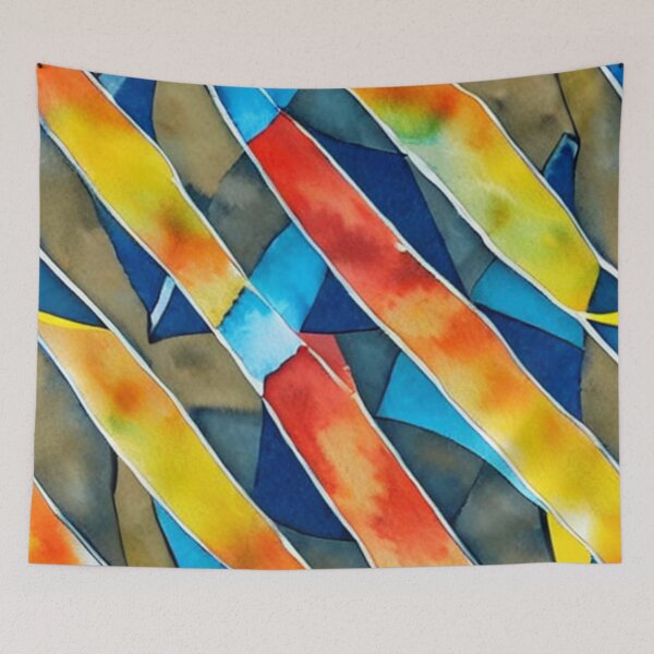 Artikelvorschau, Abstraktes buntes Blatt-Muster entworfen und verkauft von calibrit.