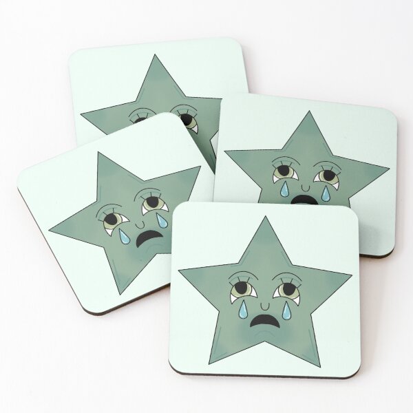 Item preview, Crying Star | Tattoo Flash  designed and sold by Bailee Barton.