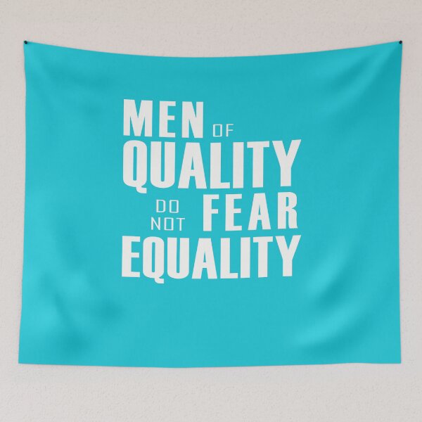 Item preview, Men of Quality do not Fear Equality Feminist designed and sold by Eagle xTiger.