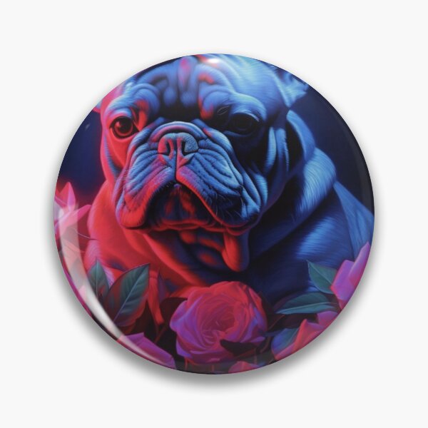Artikelvorschau, Man and Women's best friend Neon Collection Bulldog, German Shepherd, Labrador, pug entworfen und verkauft von BrandonArtWorld.