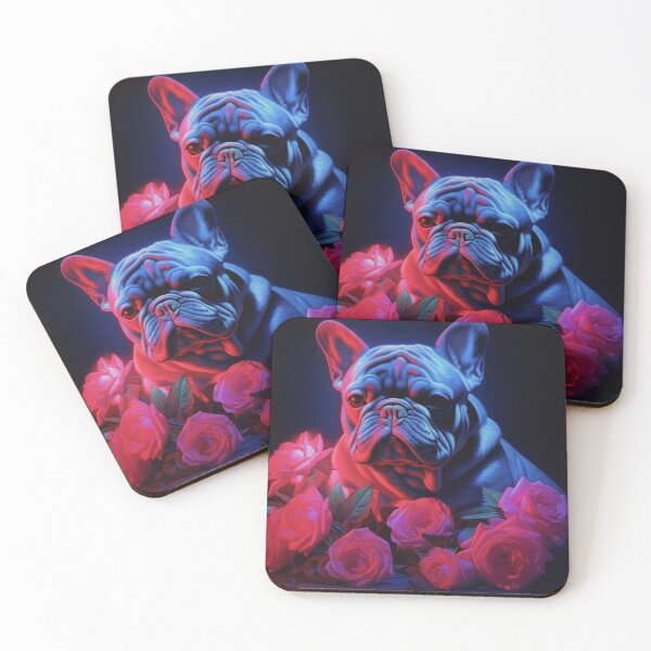 Item preview, Man and Women's best friend Neon Collection Bulldog, German Shepherd, Labrador, pug designed and sold by BrandonArtWorld.
