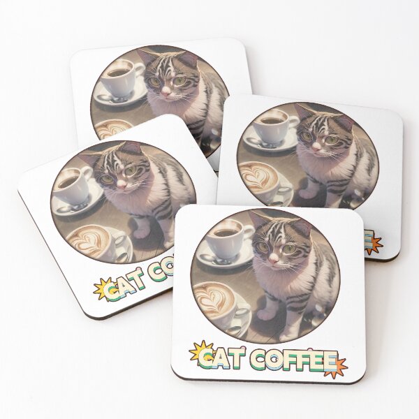 Item preview, Cat Coffee Lover designed and sold by Lychee Design.