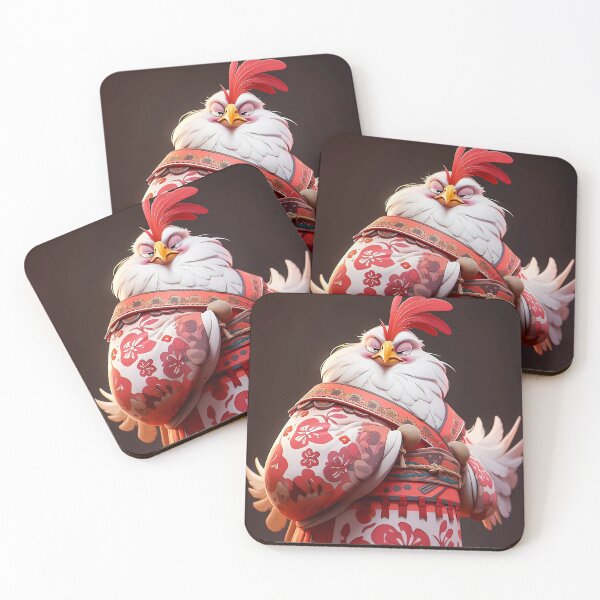 Item preview, AI Painting A proud arrogant and well-dressed rooster king designed and sold by SceneryStudio.