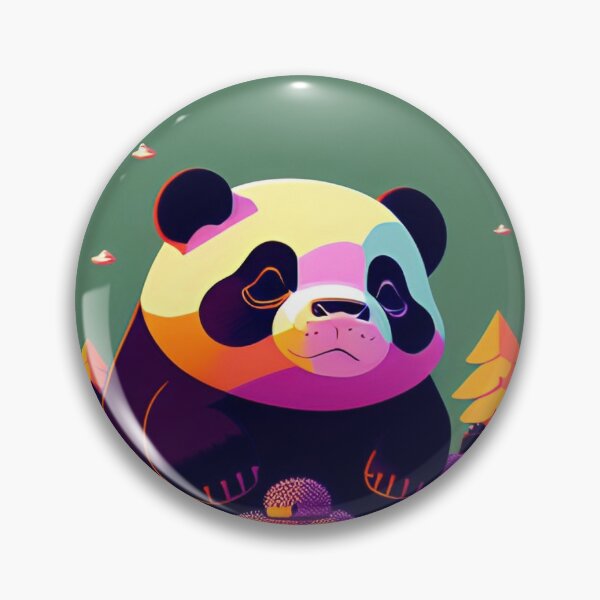 Item preview, Giant panda and village designed and sold by BlackwoodsWitch.