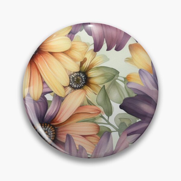 Item preview, African Daisy Floral Patterns 06 designed and sold by PixelPastry.