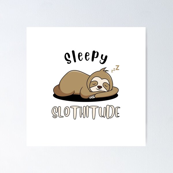 Item preview, Lazy Sleeping Sloth designed and sold by stylestamp .0.