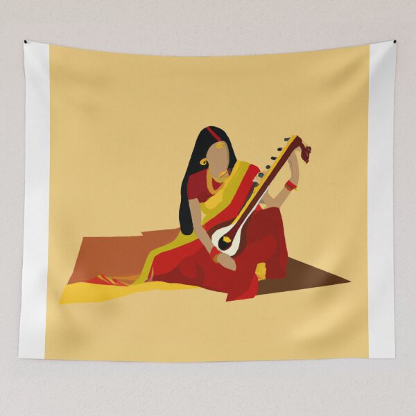 Item preview, The Sitarist designed and sold by MangoLassiArt.