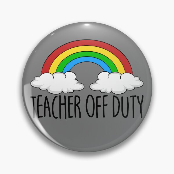 Artikelvorschau, Teacher Off Duty Rainbow Last Day Of School Teacher Off Duty Gear entworfen und verkauft von DynamicDesign.