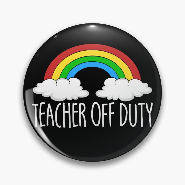 Artikelvorschau, Teacher Off Duty Rainbow Last Day Of School Teacher Off Duty Gear entworfen und verkauft von DynamicDesign.