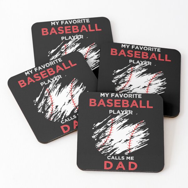 Item preview, My Favorite Baseball Player Calls Me Dad designed and sold by R&BApparel.