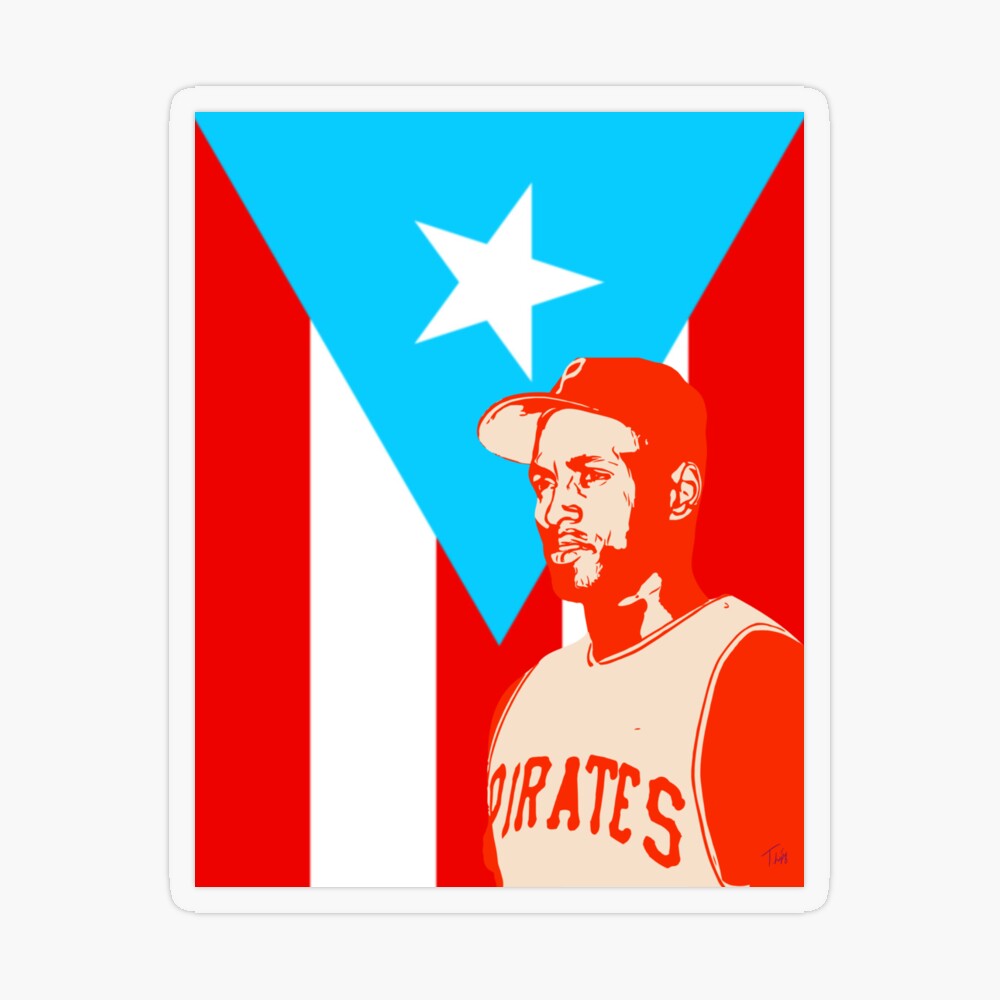 roberto clemente Sticker for Sale by onghip