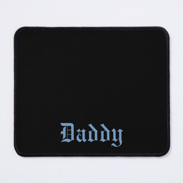 Item preview, Daddy Cerulean Frost Blue Old English Text designed and sold by Ninjakandy.