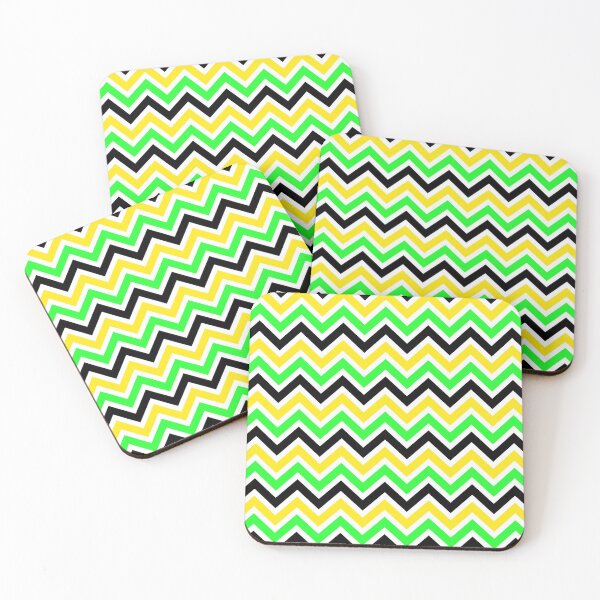 Item preview, Green Yellow Chevron Pattern designed and sold by Aetherier.