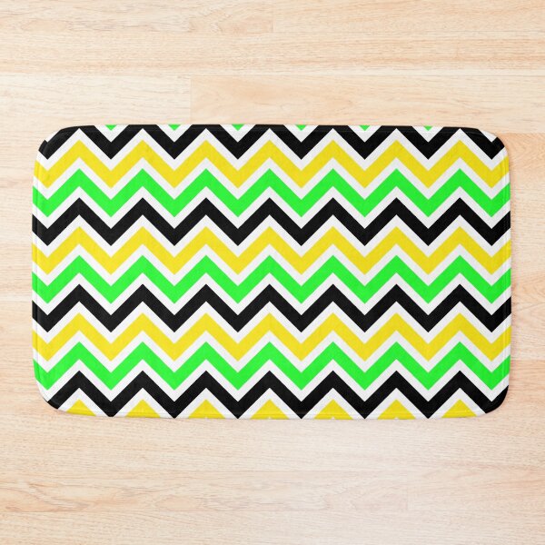 Artikelvorschau, Grün-gelbes Chevron-Muster entworfen und verkauft von Aetherier.