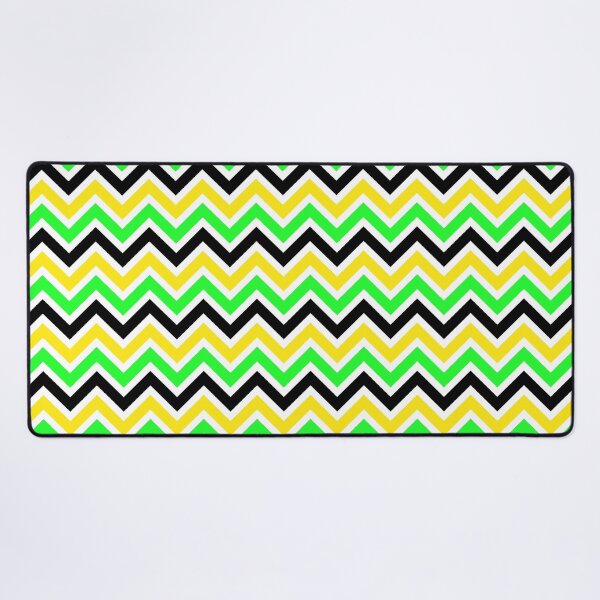 Artikelvorschau, Grün-gelbes Chevron-Muster entworfen und verkauft von Aetherier.