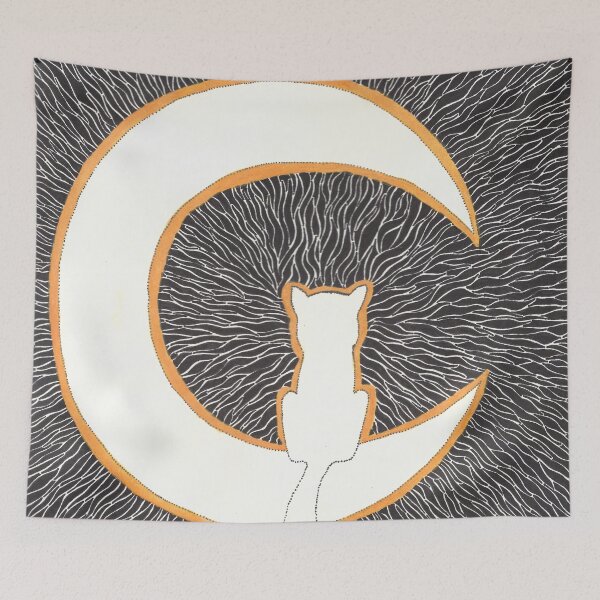 Item preview, Cat in the Moon designed and sold by nldesigns.