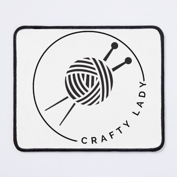 Item preview, Crafty Lady knitting design designed and sold by PaperViewStore.