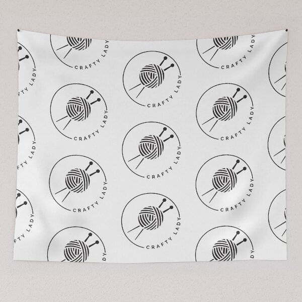 Item preview, Crafty Lady knitting design designed and sold by PaperViewStore.