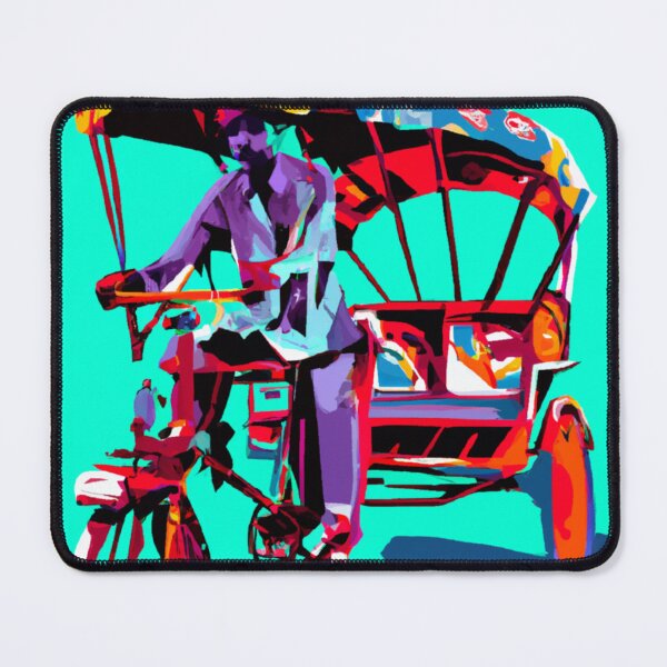 Item preview, The Rickshaw Driver designed and sold by MangoLassiArt.