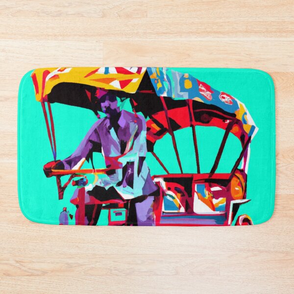 Item preview, The Rickshaw Driver designed and sold by MangoLassiArt.