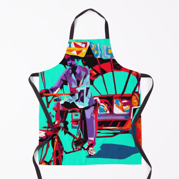 Item preview, The Rickshaw Driver designed and sold by MangoLassiArt.