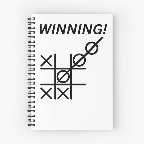 Item preview, Winning Tic Tac Toe Black Letters designed and sold by podguy.