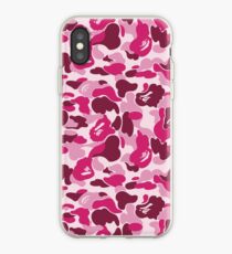 Pink Bape Camo Phone Case iPhone Case