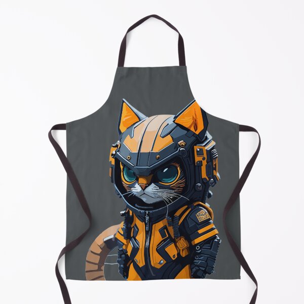 Item preview, Cyberpunk Cat Pilot designed and sold by PrintsCreativ.