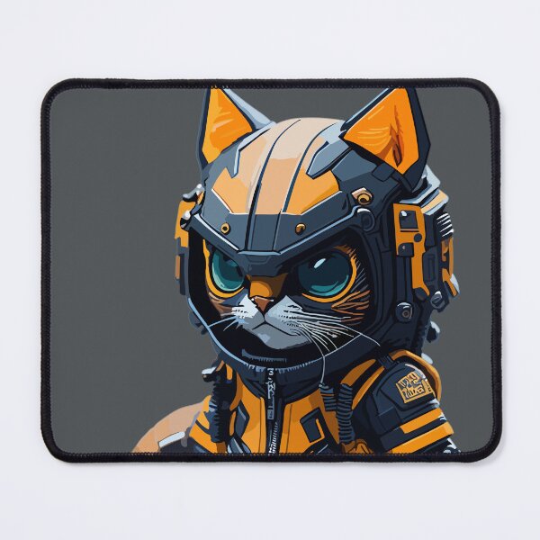 Item preview, Cyberpunk Cat Pilot designed and sold by PrintsCreativ.