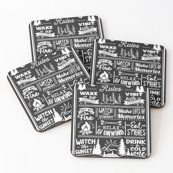 Item preview, Camping Rules designed and sold by Marryfrancene.