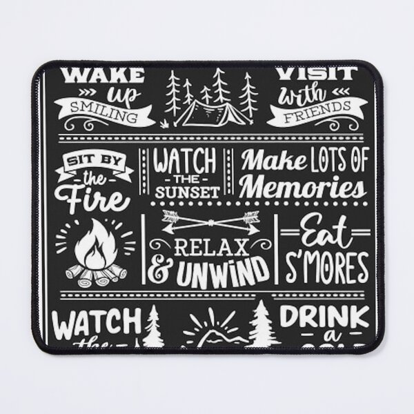 Item preview, Camping Rules designed and sold by Marryfrancene.
