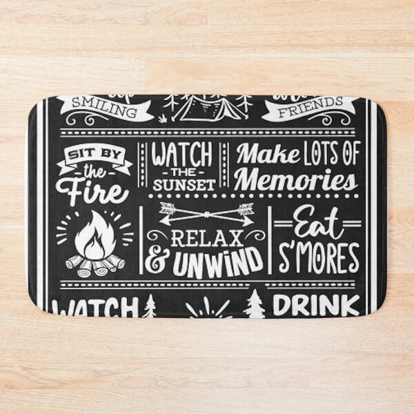 Item preview, Camping Rules designed and sold by Marryfrancene.