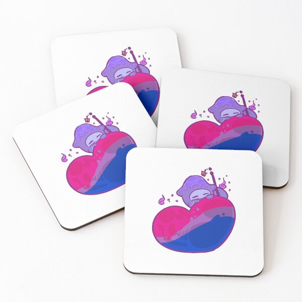 Item preview, bi pride mushroom designed and sold by RufinopArt.