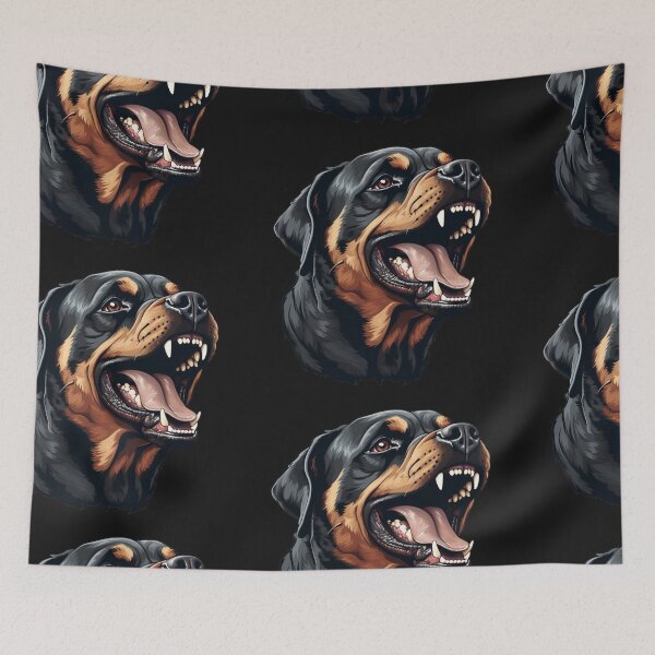 Item preview, Portrait of a  Rottweiler dog. Fighting dog. Love for the  Rottweiler designed and sold by Anastasiia Yurevych.
