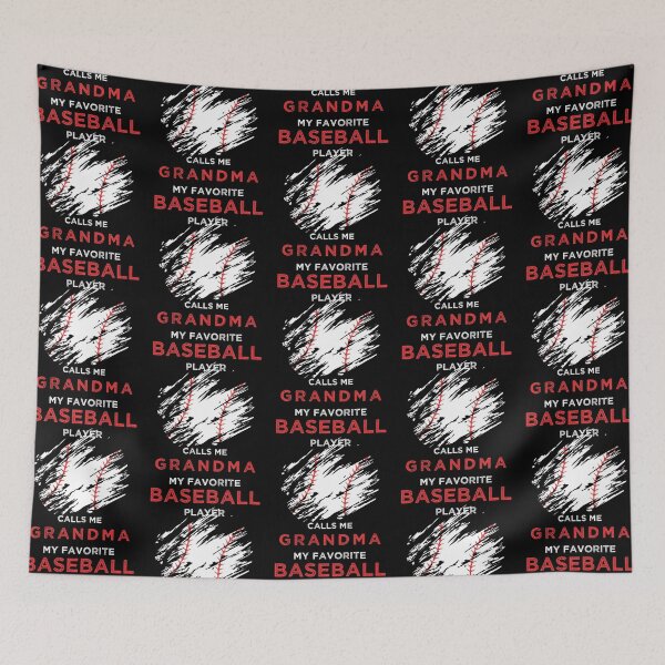 Item preview, My Favorite Baseball Player Calls Me Grandma designed and sold by R&BApparel.