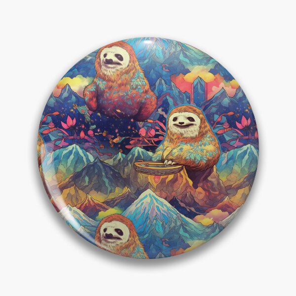 Item preview, Happy Sloth Shaman - Sloth Nouveau pattern designed and sold by Viking-Samurai.